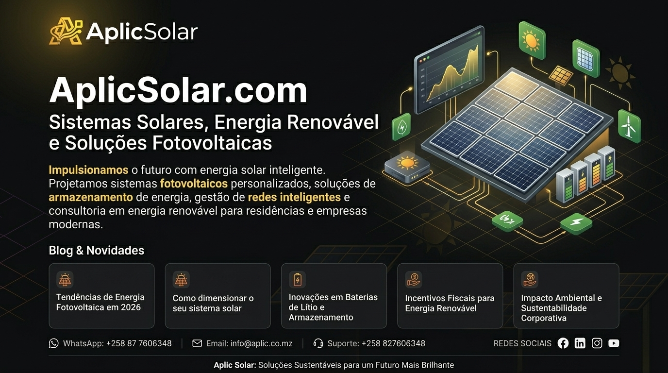 Solar de Alta Performance: Inovação e Sustentabilidade para o Futuro Energético de Moçambique